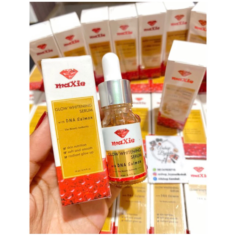 Serum Maxie glow DNA Salmon || Glow Whitening Serum Maxie Glow skincare