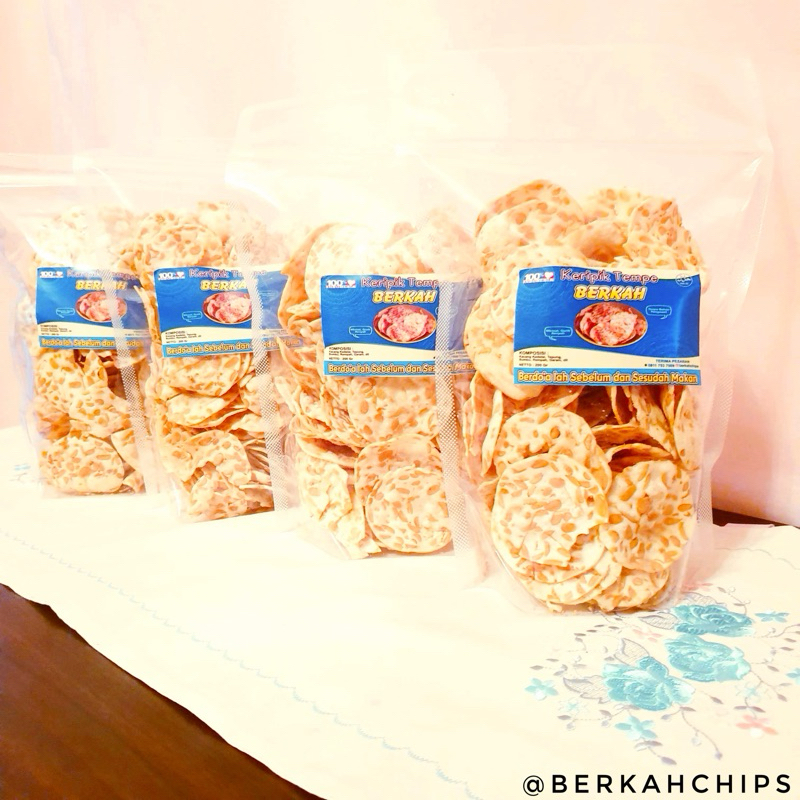 

Keripik Tempe @berkahchips 200 gr