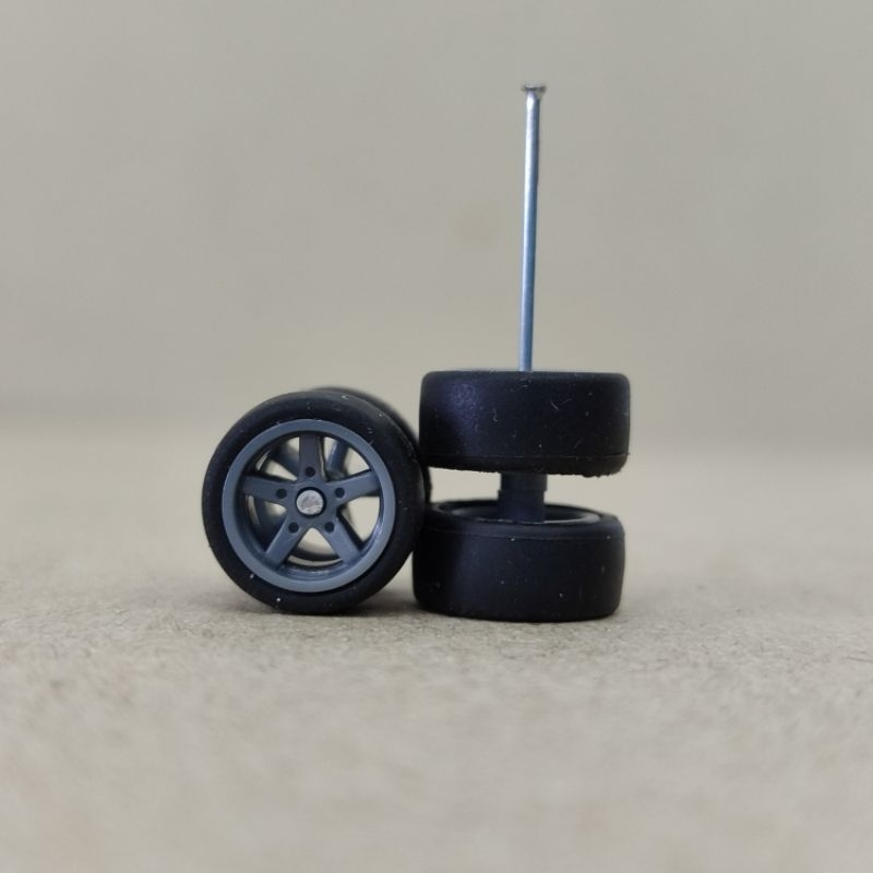 Ban Karet Diecast 1:64 Model Palang 5 Abu