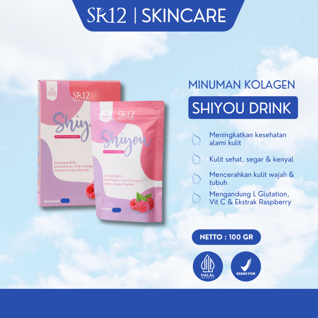 

Shiyou Collagen Drink SR12 100gr Minuman Kolagen Enak Meningkatkan Kesehatan Alami Kulit BPOM