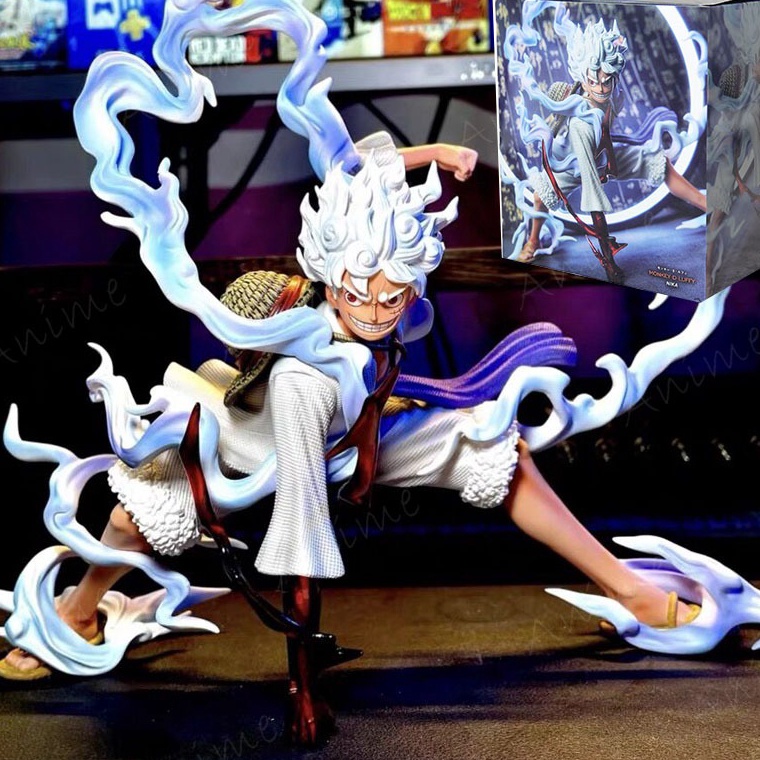 Update Terbaru One Piece Action Figure Luffy Gear 5 Sun God Nika Figure Monkey D Luffy Anime PVC Kol