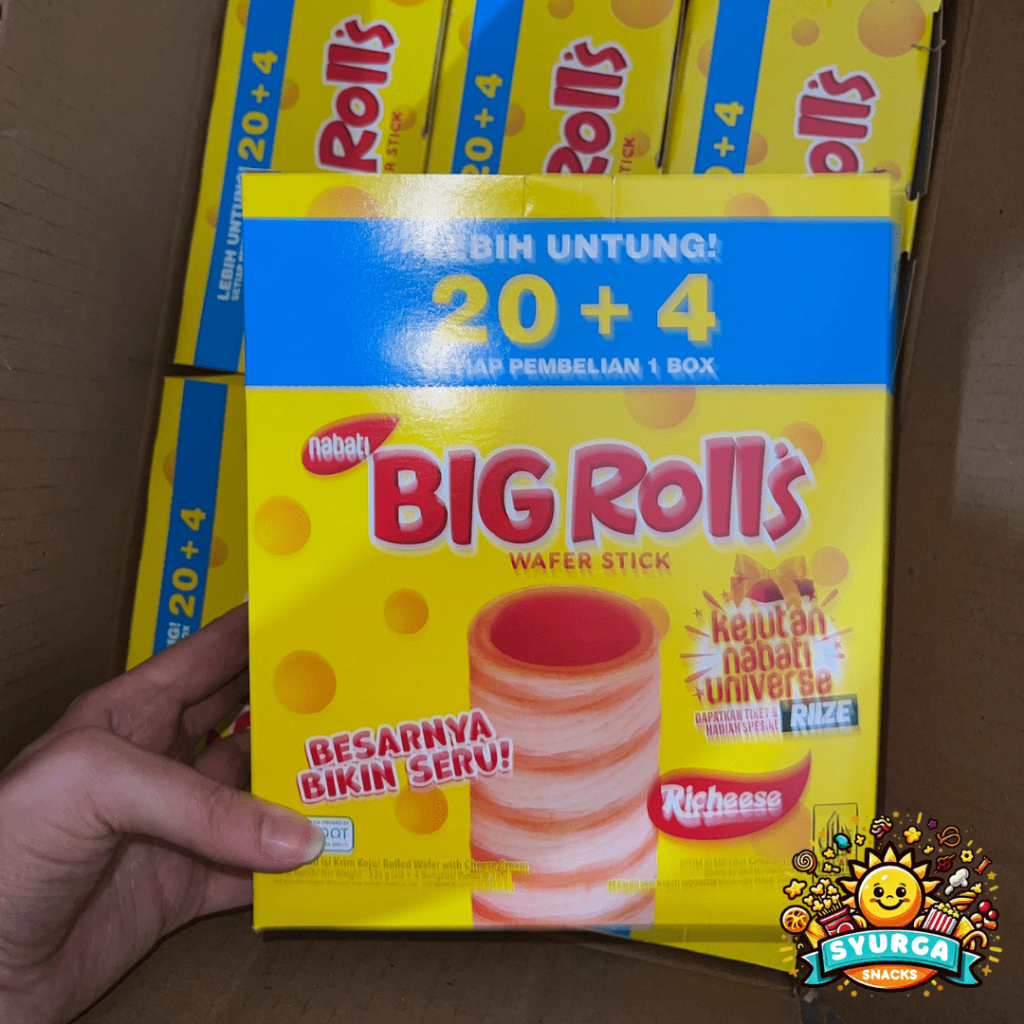 

Big Rolls Nabati Keju 20+4@14gr
