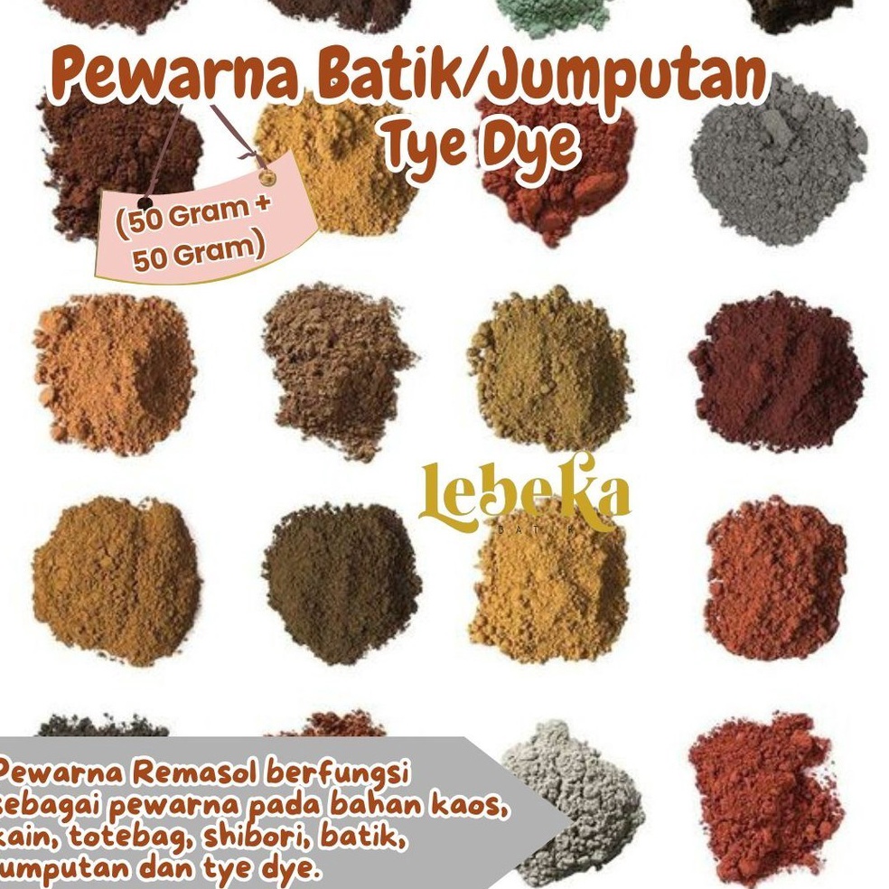 

Get It 1gr PEWARNA BATIK JUMPUTANTIE DYE 5GR5GRPEWARNA REMASOL