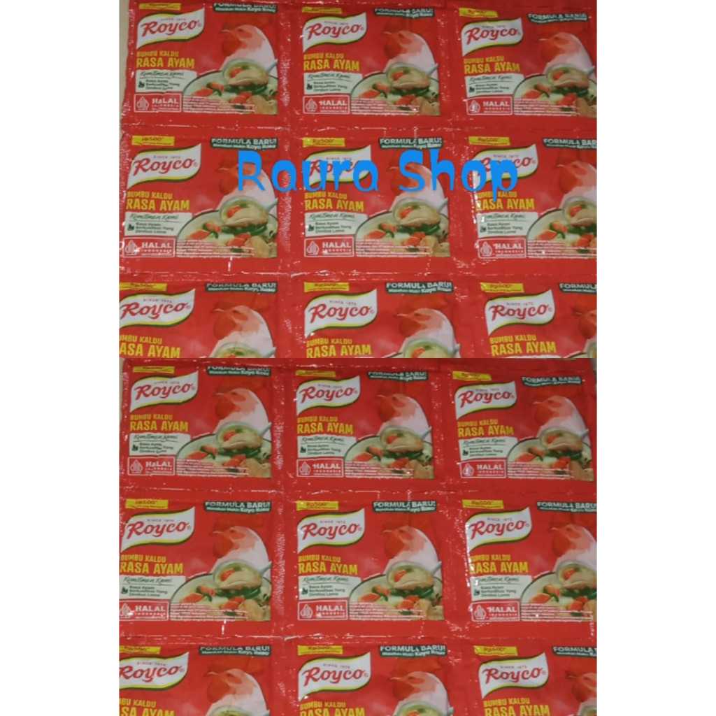 

Royco Ayam Royco Sapi 9gr HALAL Bumbu Penyedap Rasa SACHET