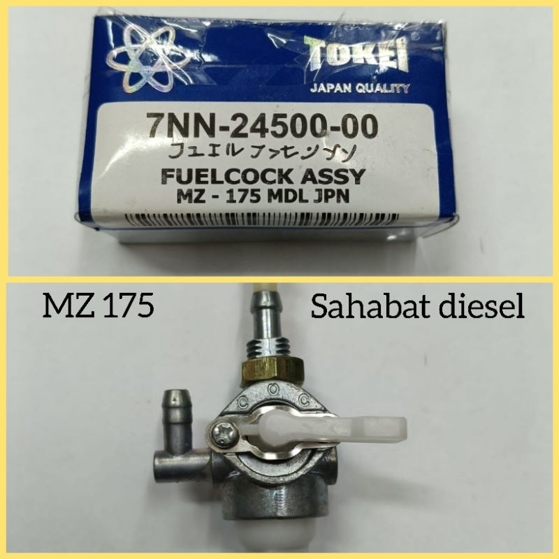 Kran tengki Bensin Yamaha MZ 175 model Japan MZ250 MZ360 Tokei