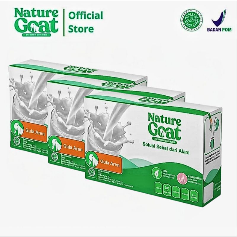 

Susu kambing Etawa rasa Gula Aren Paket 3 - NatureGoat