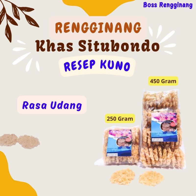 

Rengginang rasa Udang khas situbondo rengginang mentah boss rengginang tanpa di jemur krupuk rengginang