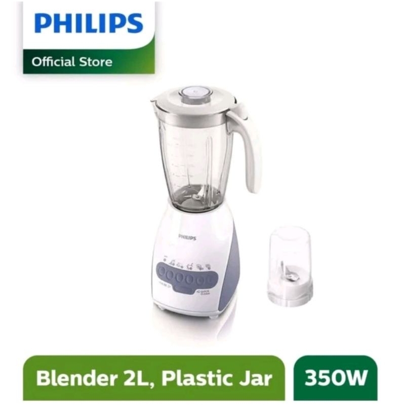 Philips Blender HR2115 Tabung Plastik 2 Liter / Blender Philips HR 2115/2116Kaca/2222 Kaca - GARANSI