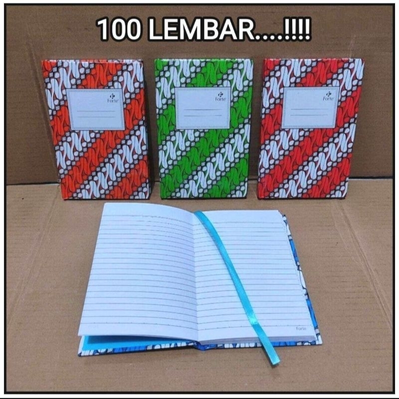 

1 Pcs Buku Oktavo Catatan Kecil 100 Lembar COVER TEBAL