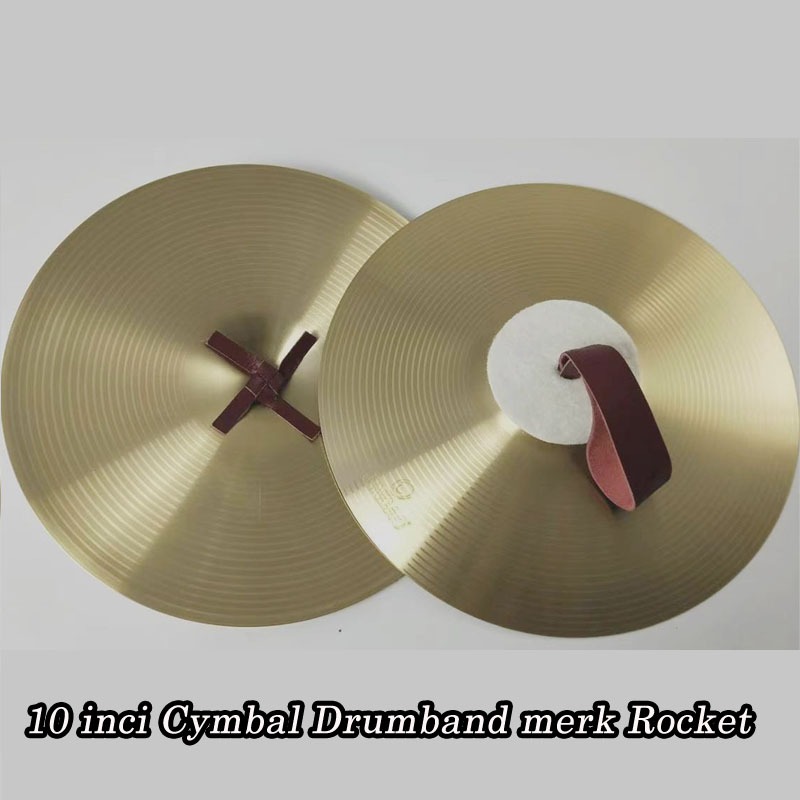 10 inci Cymbal Drumband merk Rocket