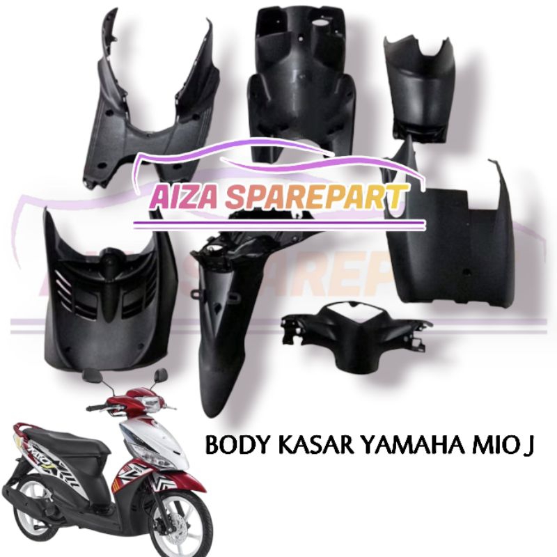 Eceran Cover Bodi Kasar Yamaha Mio J ( batok belakang Mio j / dek kunci Mio j / paru dek lumpur Mio 