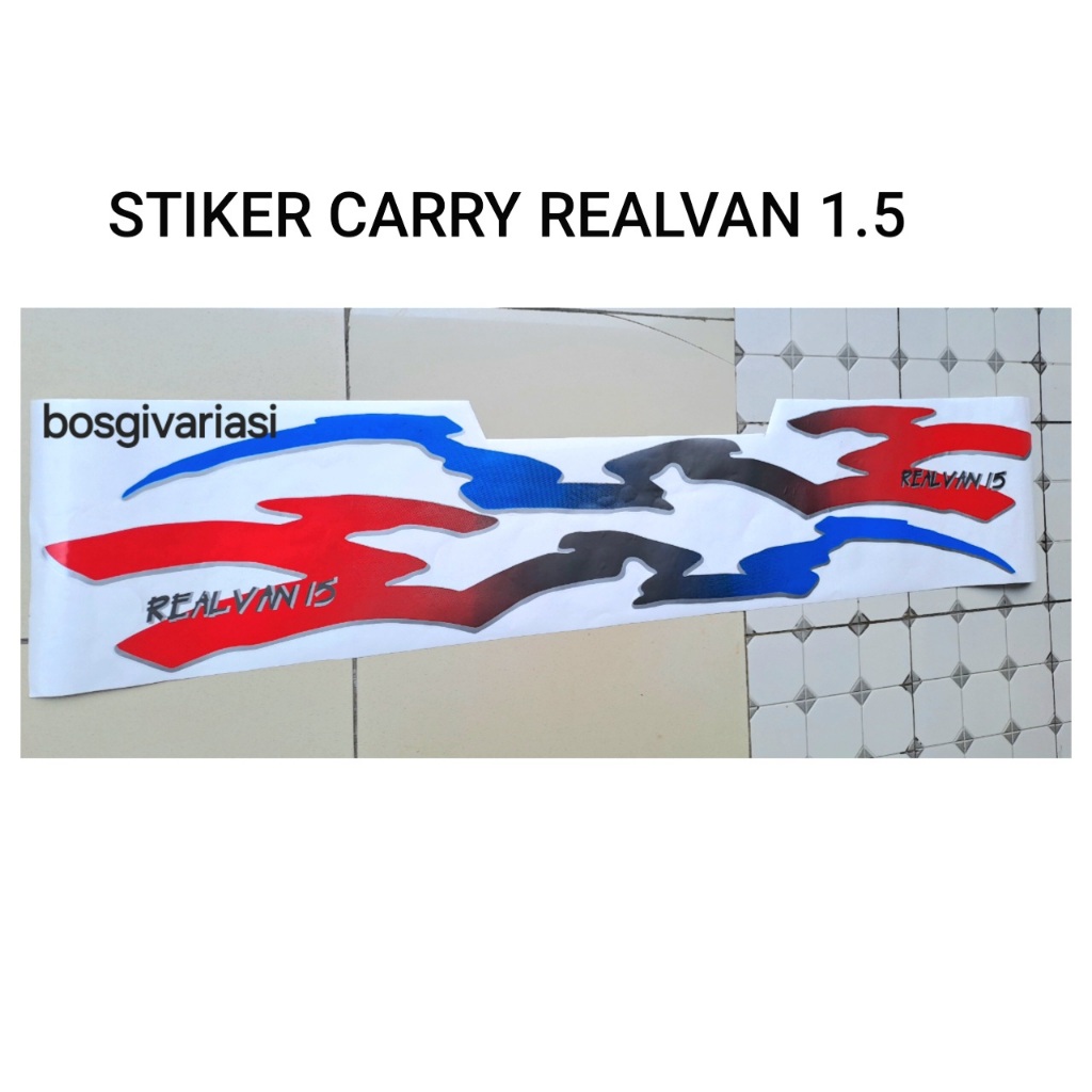 Stiker list body  Carry 1.5 Futura Stesen Realvan Baru Lama semua bisa carry 1.5 / stiker carry futu