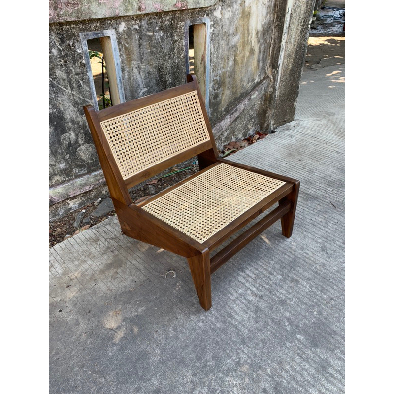 Kursi teras jati rotan / Kursi Z teras rotan kayu jati