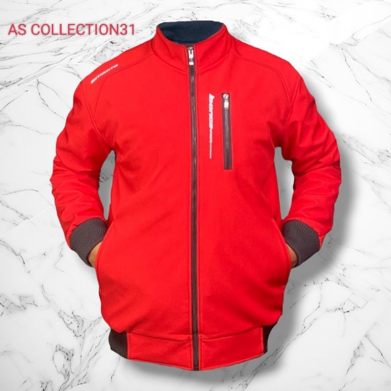 Jaket motor pria terbaru bahan tebal tahan air