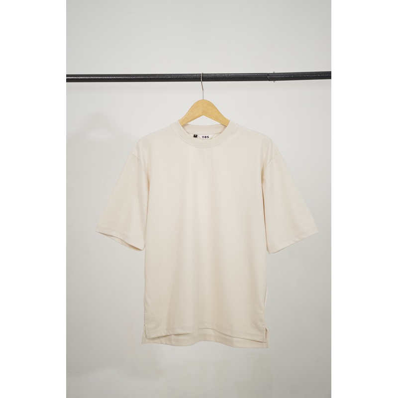 T-Shirt OVERSIZE Cream HEAVY WEIGHT .