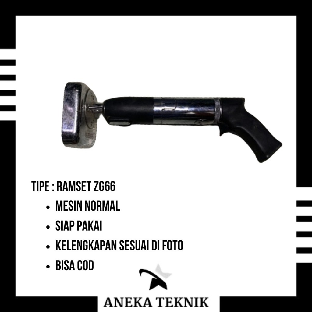 TERMURAH Ramset Gun ZG66 Mesin Paku Tembak Beton Fastening Gun