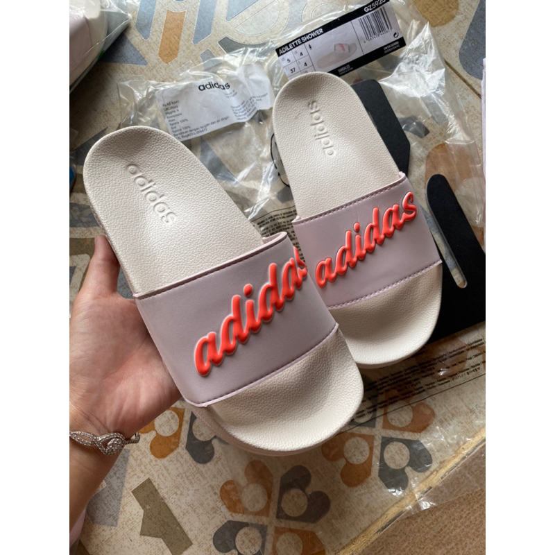 Adidas Sale sandal wanita adilette shower natural violet original store