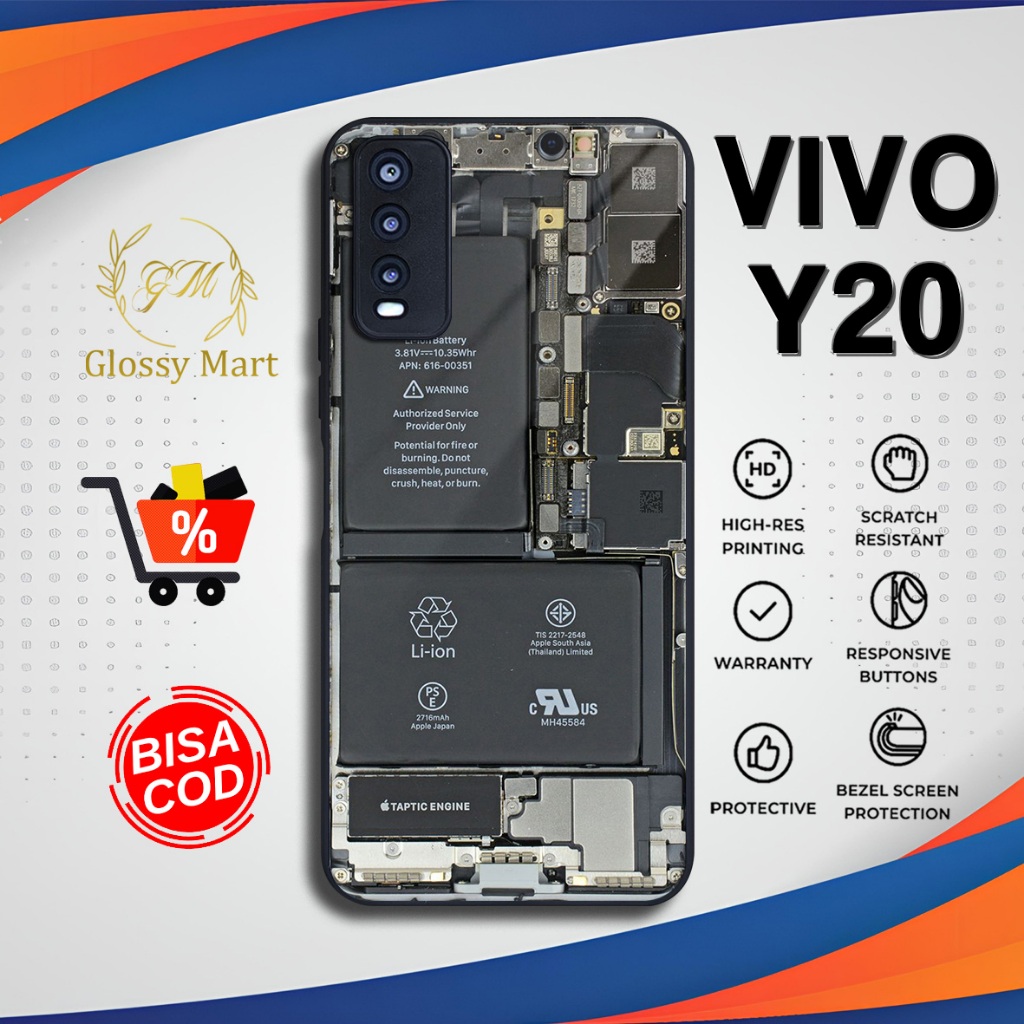 Case Vivo Y20 Terbaru Mesin Hp Casing Vivo Y20 Hardcase Softcase Glossy Terlaris Termurah Premium