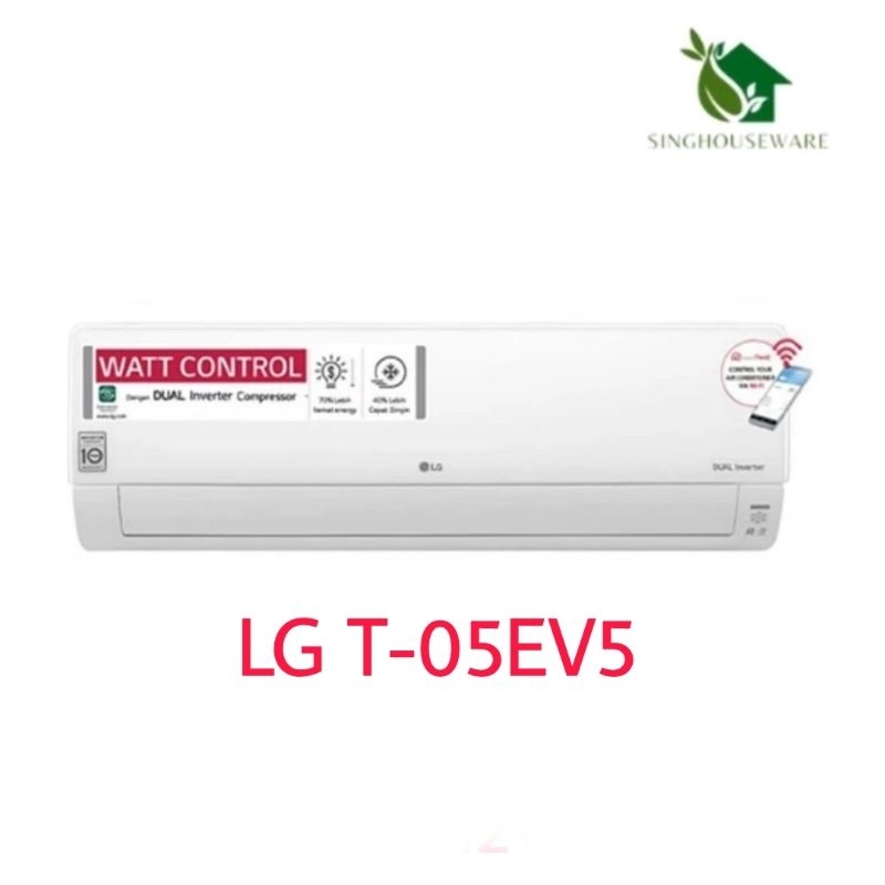 LG AC 1/2PK (Inverter) T-05EV5