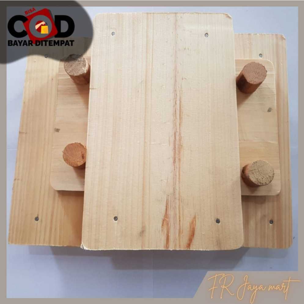 Talenan Kayu Model Kaki 4 Talenan Duduk Alas Potong Sayur dan Buah