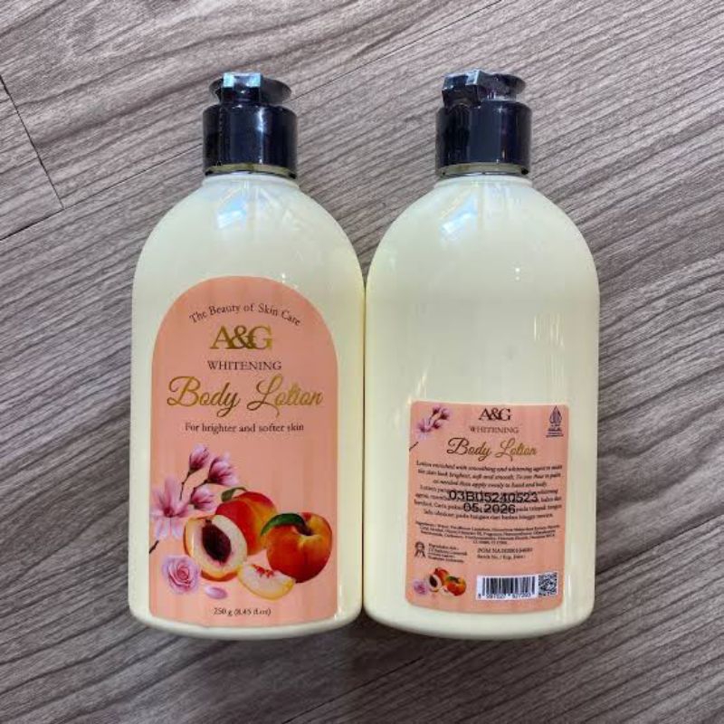 Whitening Body Lotion A & G peach