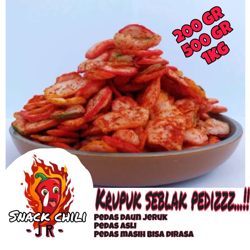 

(GURIH DAUN JERUK)KRUPUK SEBLAK GACORR...!!