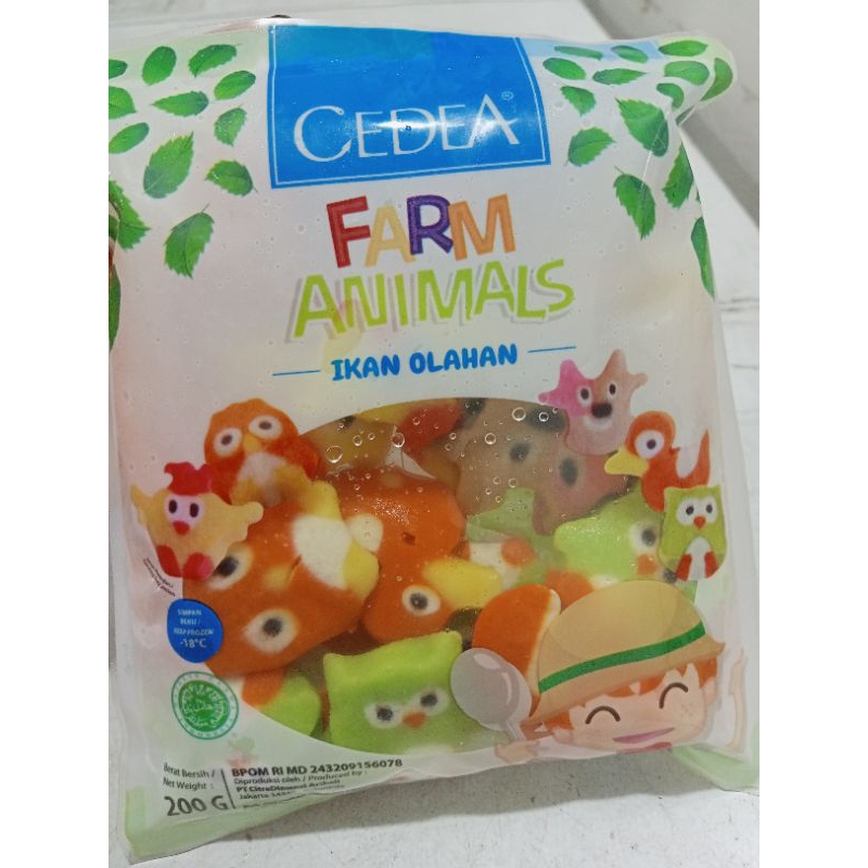 

Cedea farm animals bentuk cartoon 200gr/baso ikan