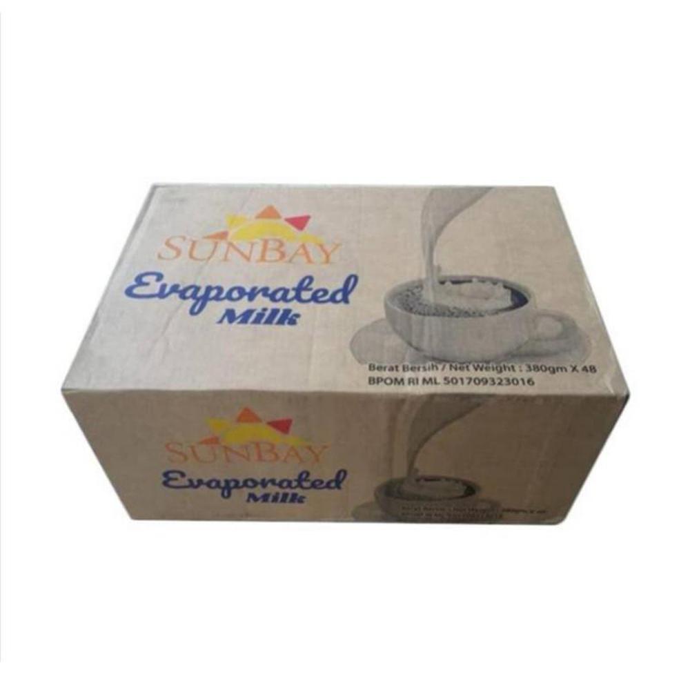 

Susu Sunbay Evaporated Evaporasi Milk 380 gram Dus Carton isi 48 Kaleng