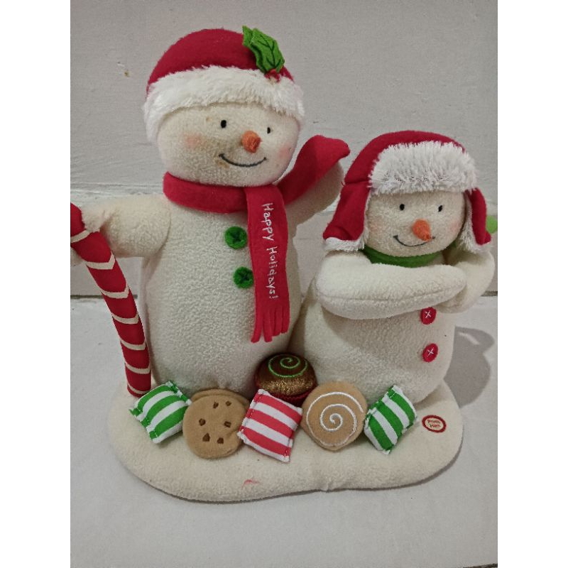 Boneka Snowman elektrik