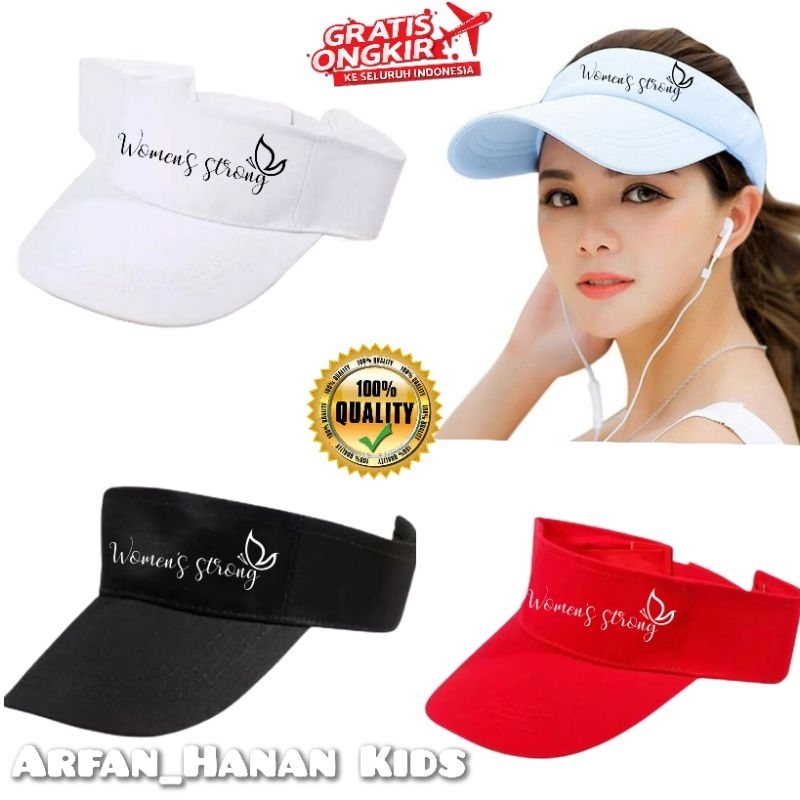 Topi Golf Senam Jumba Wanita Hijab Olahraga Women'S Strong Outdoor