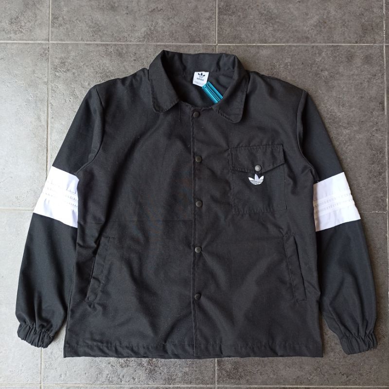 ADIDAS TREFOIL COACH JACKET CANVAS