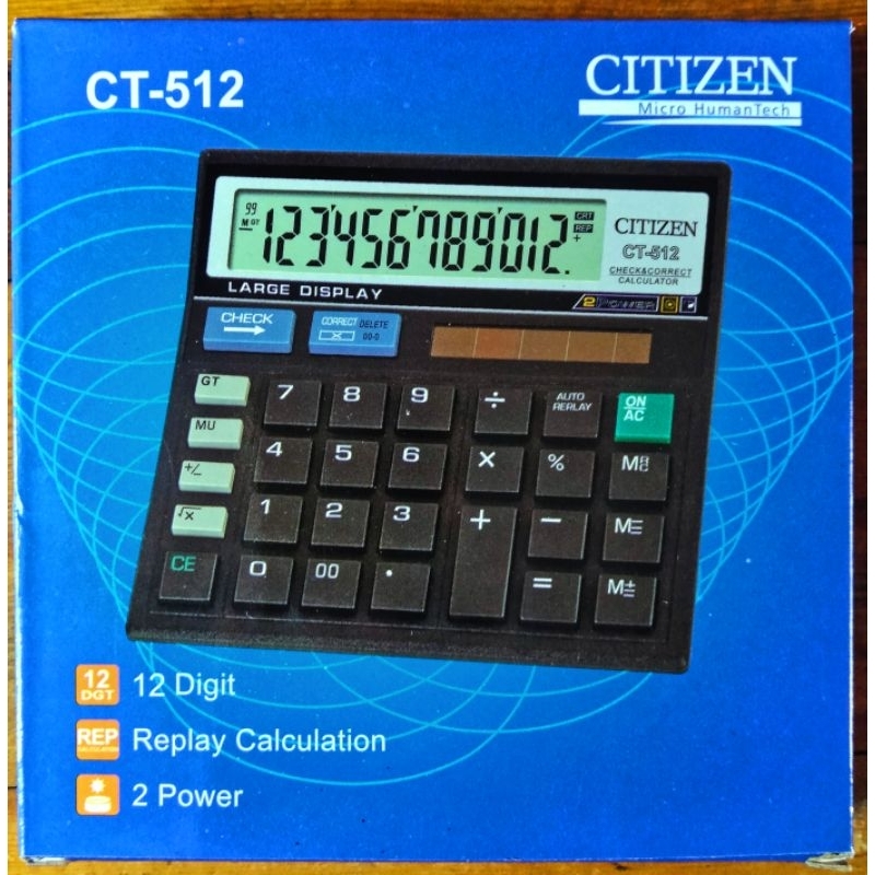 

Calculator CITIZEN Micro HumanTech