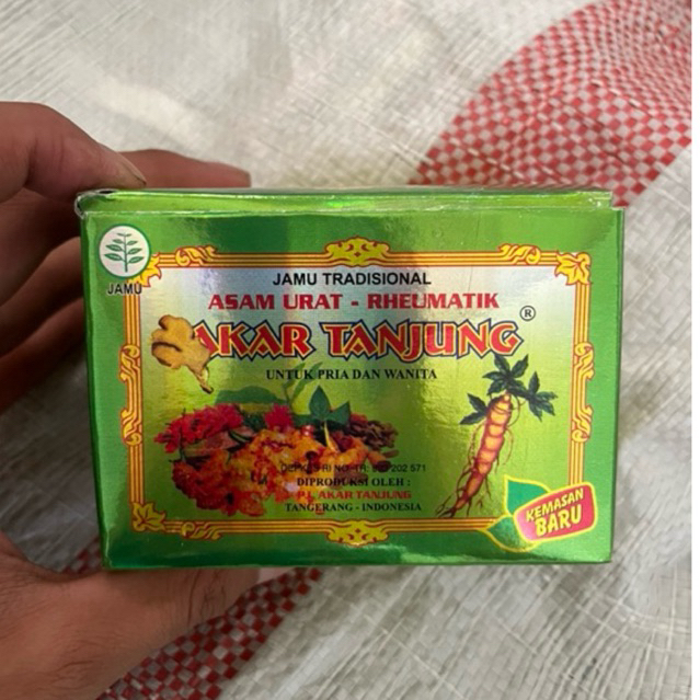 akar tanjung hijau asli isi 20 sachet