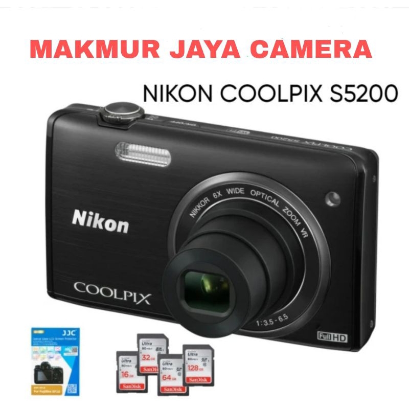 NIKON COOLPIX S5200 KAMERA POCKET