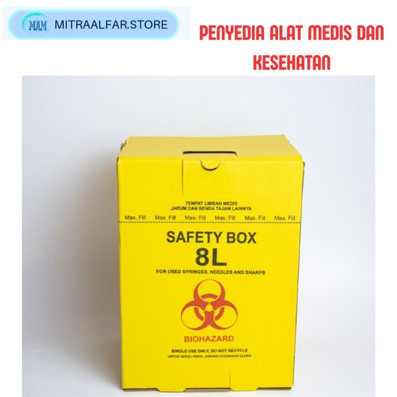 

Safety Box 8L Kardus Limbah Medis