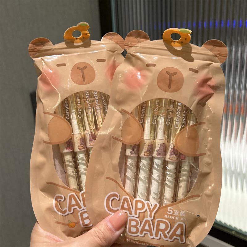 

Pulpen Mekanik/Cetek - Pulpen Mekanik Lucu - 0.5mm - Capybara Pack Series