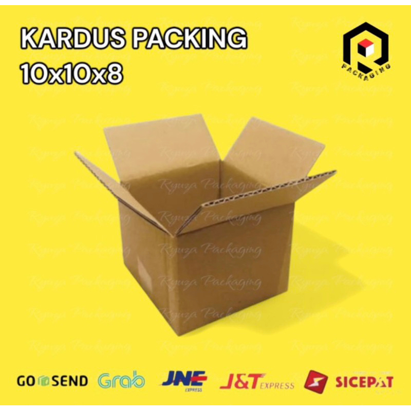 

[COD] Kardus Packing uk 10x10x8 cm | Box Packing Acc dan Kecantikan