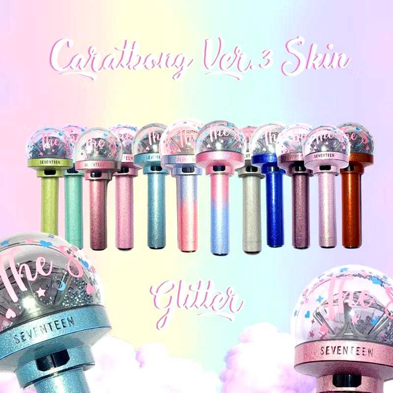 

Skin Sticker Decal Seventeen Basic & Glitter Caratbong Ver 3 Vitri | Sticker saja bukan light stick