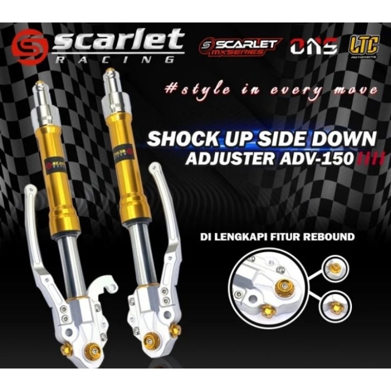 SHOCK DEPAN ADV 160/150 UPSIDE DOWN PREMIUM GOLD