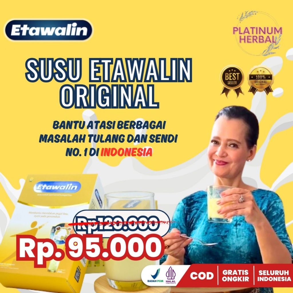 

Susu Etawalin Original untuk atasi berbagai masalah Tulang dan Sendi no 1 di Indonesia