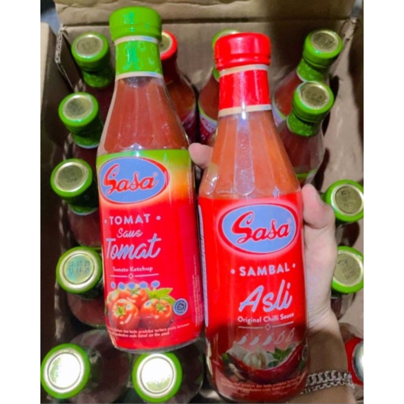 

SASA Saus Tomat 340ml & Sasa Sambal Asli Original Chilli Sauce 340 mL
