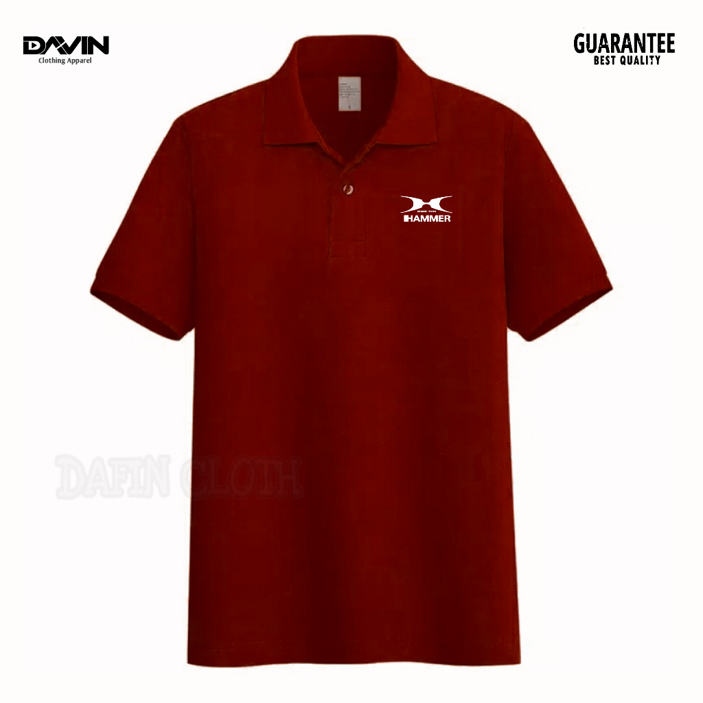 Polo shirt Kaos Kerah Pria Hammer H 1928