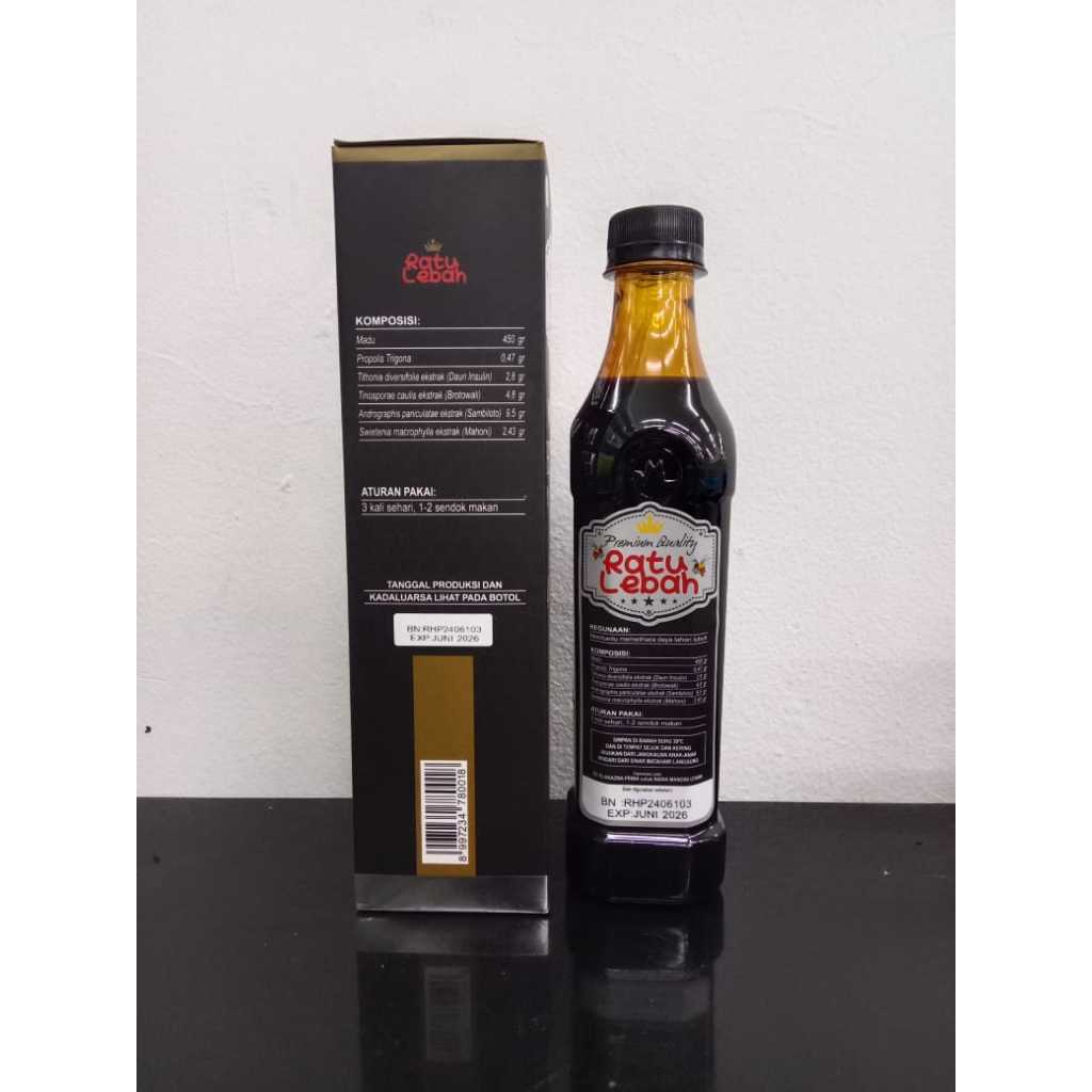 

RATU LEBAH MADU HITAM PAHIT PLUS 470G