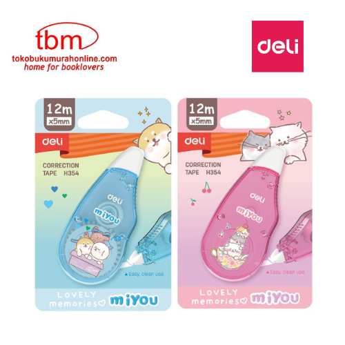 

Correction Tape Deli Miyou 5mm x 12m - EH354