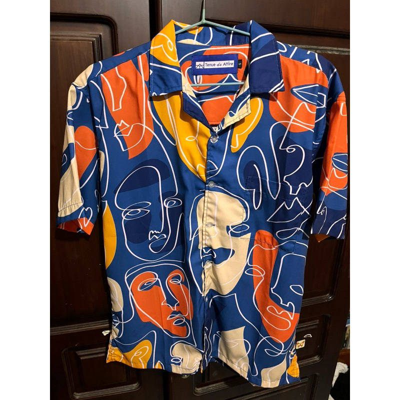 Kemeja Motif Tenue de Attire - preloved