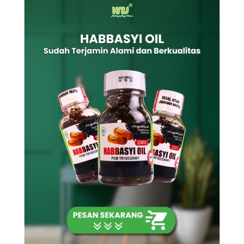 MINYAK HABBATUSSAUDA KAPSUL OIL HABBASY HNU