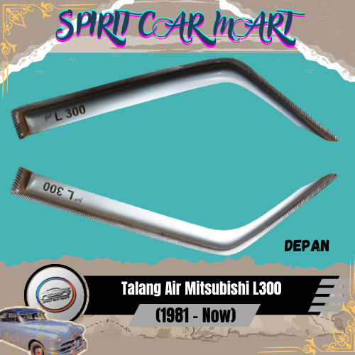 Talang Air (Depan) Mitsubishi L300 1981 Up - Model Lebar - Silver - Merk Absolute