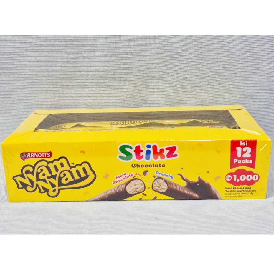 

Nyam Nyam Stikz Chocolate (1 Box isi 12 Pcs)