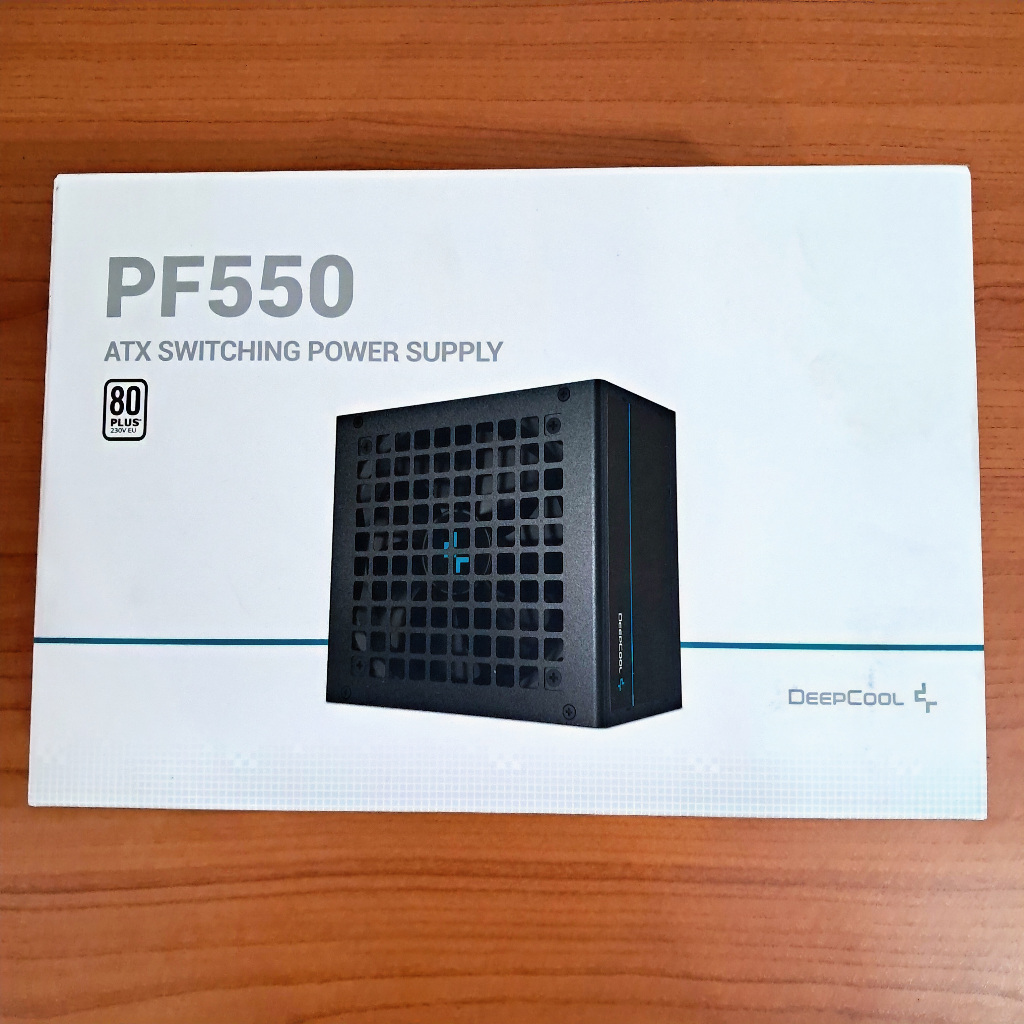 PSU DEEPCOOL 550WATT 550 W PF550 80+ FLAT CABLE / POWER SUPPLY DEEPCOOL 80+ 80 PLUS