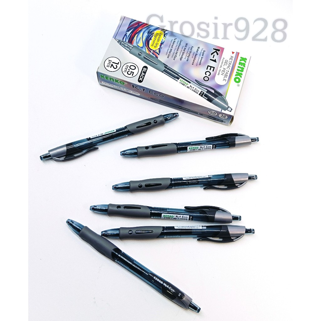 

(Per 12) Balpoint / Pena Gel / Pen Gel Kenko K-1 / K1 ECO